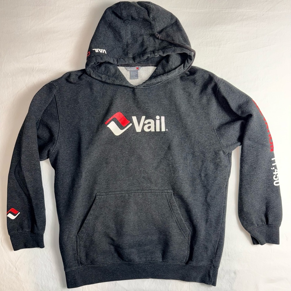 Men's Vail Logo Pullover Hoodie Size Large